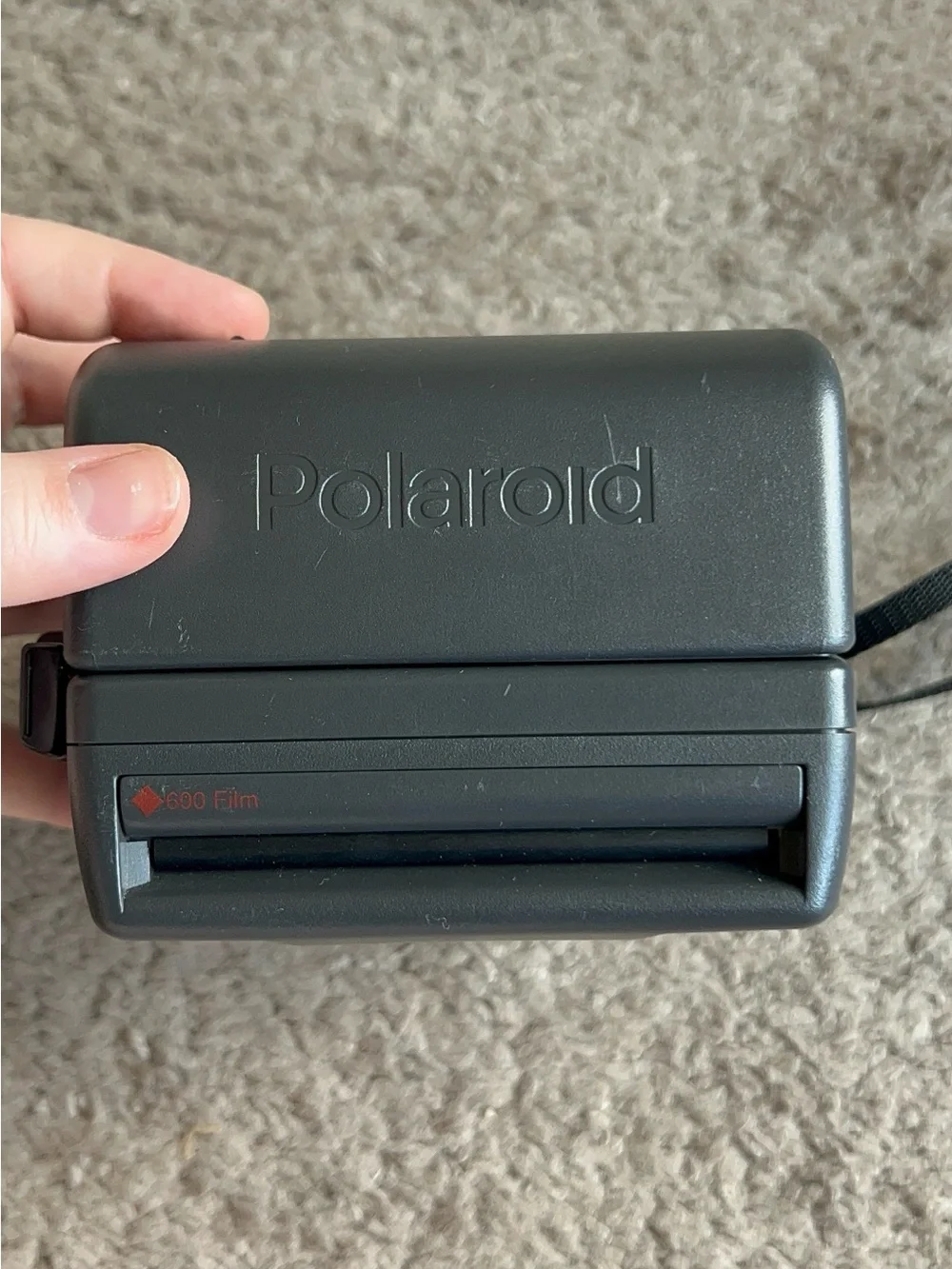 Vintage Polaroid OneStep Instant Camera — Black - no issues